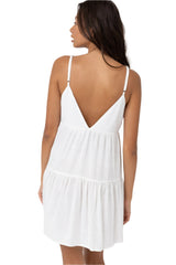 RHYTHM Women's Classic Tiered Mini Dress White Women's Dresses Rhythm 