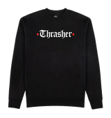 THRASHER Spitfire X Thrasher The End Oath Crew Black Men's Crewnecks Thrasher 
