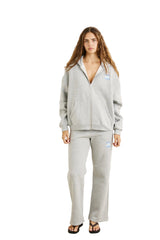 RHYTHM Women's Oceanside Zip Hoodie Grey Women's Zip Hoodies Rhythm 