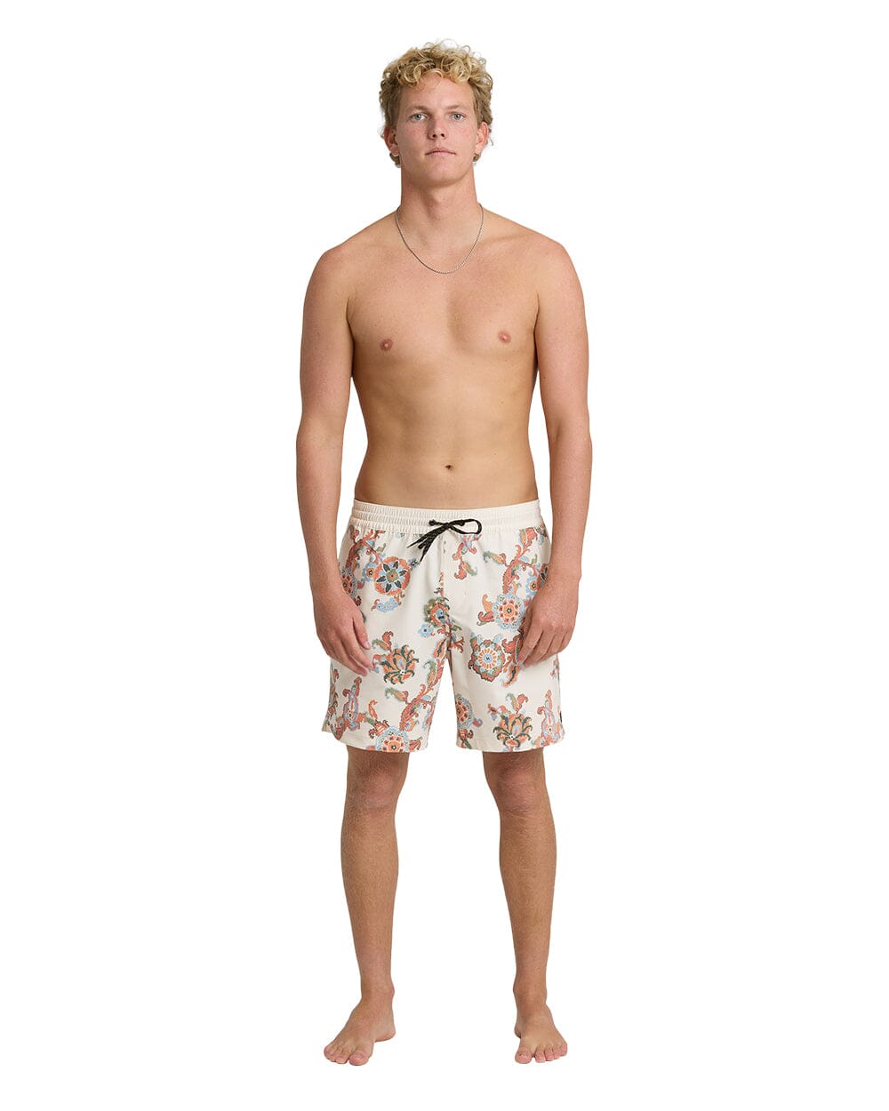 BILLABONG Good Times Layback Trunk 16" Boardshorts Oatmeal Men's Boardshorts Billabong 