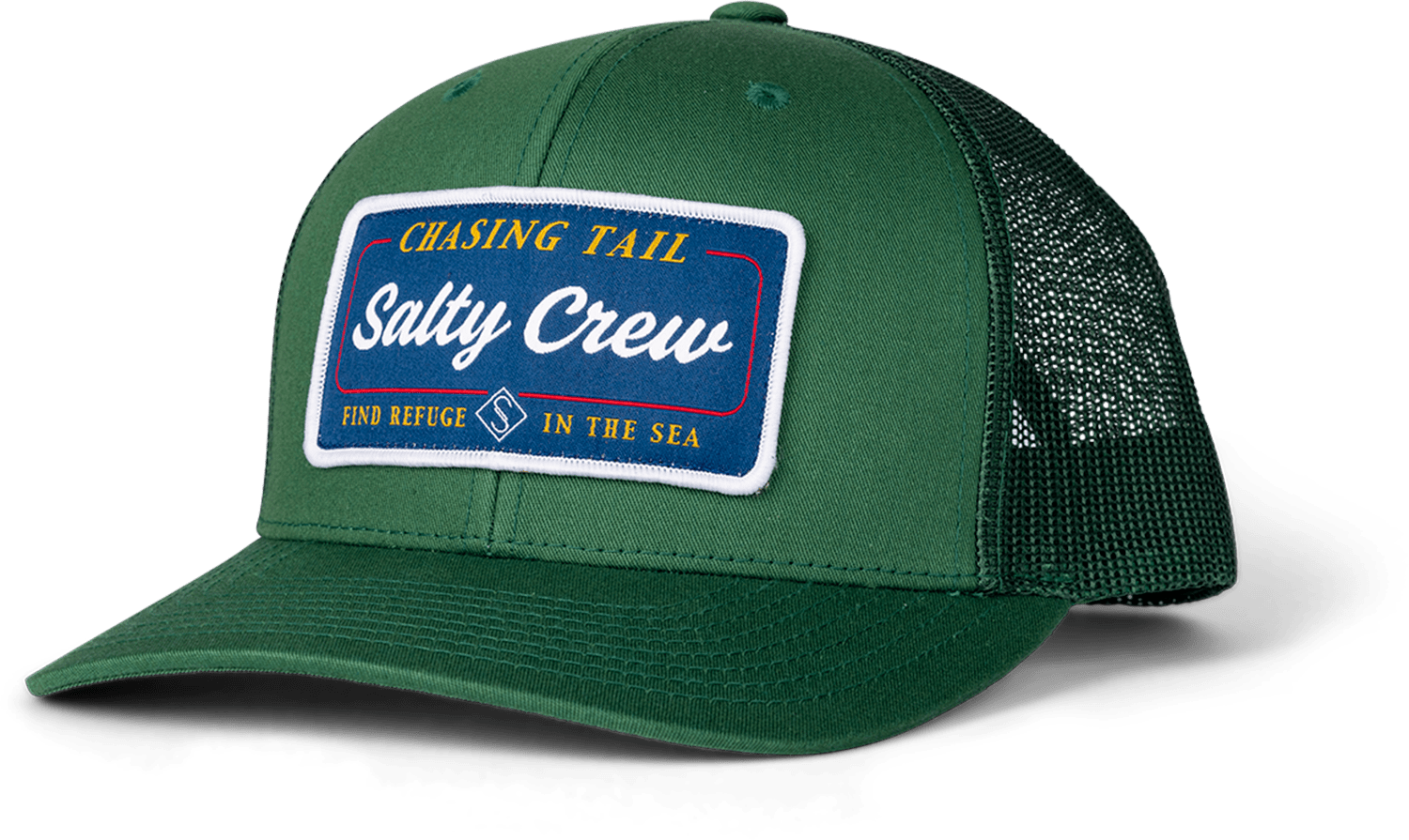 SALTY CREW Marina Retro Trucker Hat Green Men's Hats Salty Crew 