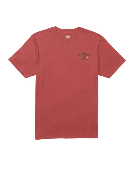SALTY CREW Ichiban T-Shirt Washed Red Men's Short Sleeve T-Shirts Salty Crew 