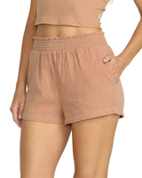 BILLABONG Women's In The Waves Shorts Rose Brown Women's Shorts Billabong 