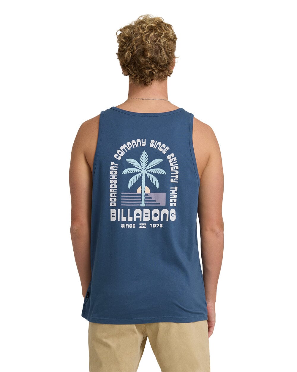 BILLABONG Portal Tank Dark Denim Men's Tank Tops Billabong 