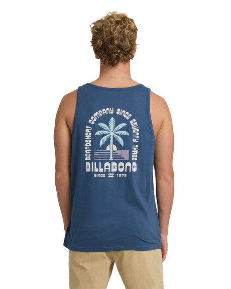BILLABONG Portal Tank Dark Denim Men's Tank Tops Billabong 