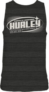HURLEY Speed Stars Slub Tank Black Heather Men's Tank Tops Hurley 