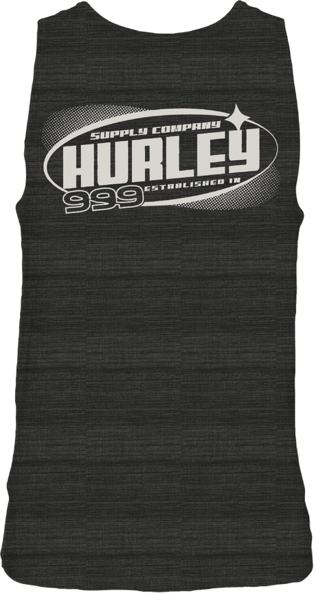 HURLEY Speed Stars Slub Tank Black Heather Men's Tank Tops Hurley 