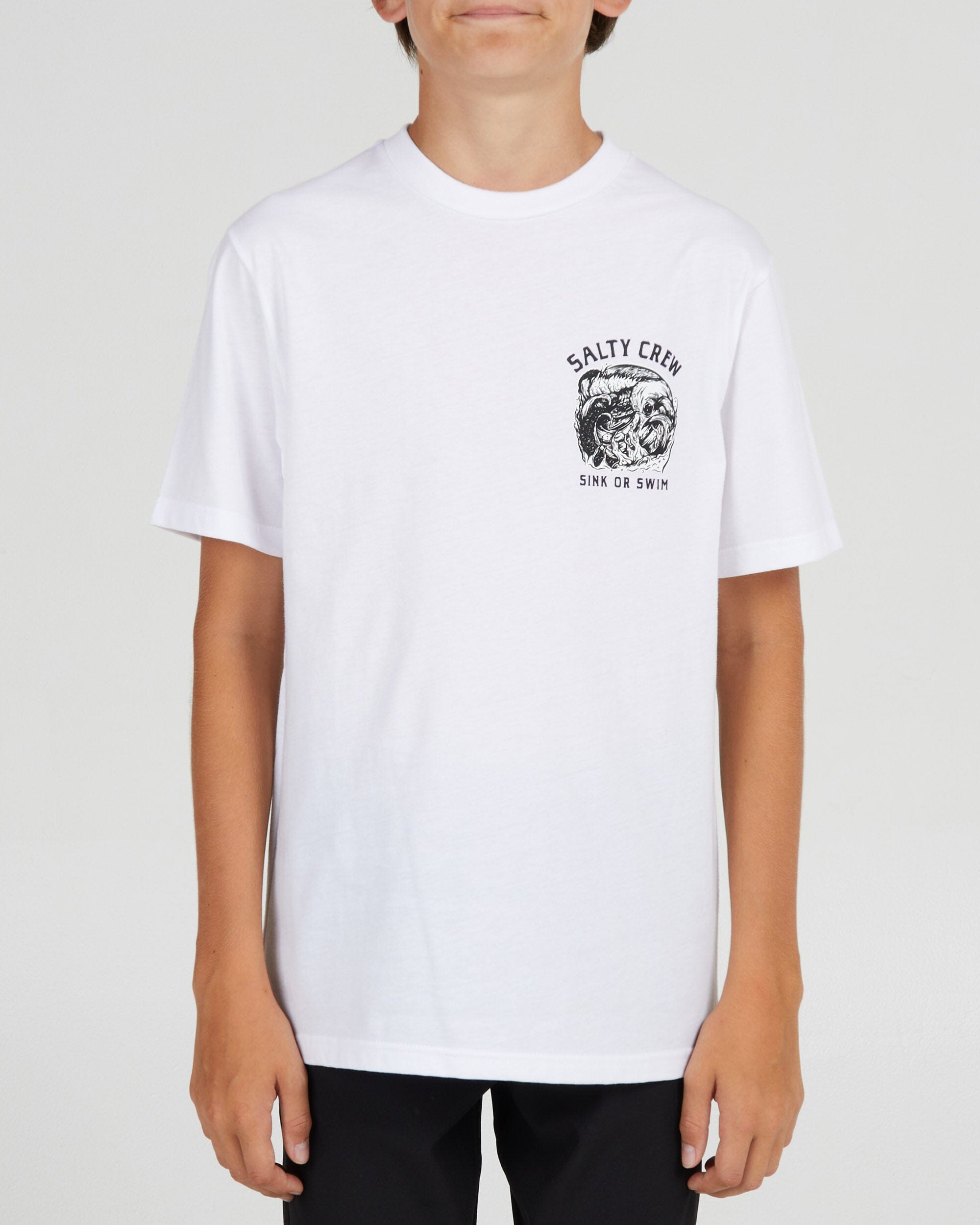 SALTY CREW Boy's Tsunami T-Shirt White Boy's T-Shirts Salty Crew 