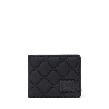 HERSCHEL Roy Quilted Capsule Wallet Black Men's Wallets Herschel Supply Company 