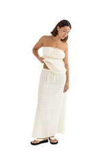 RHYTHM Women's Sandy Cove Strapless Top Natural Women's Tank Tops and Halter Tops Rhythm 