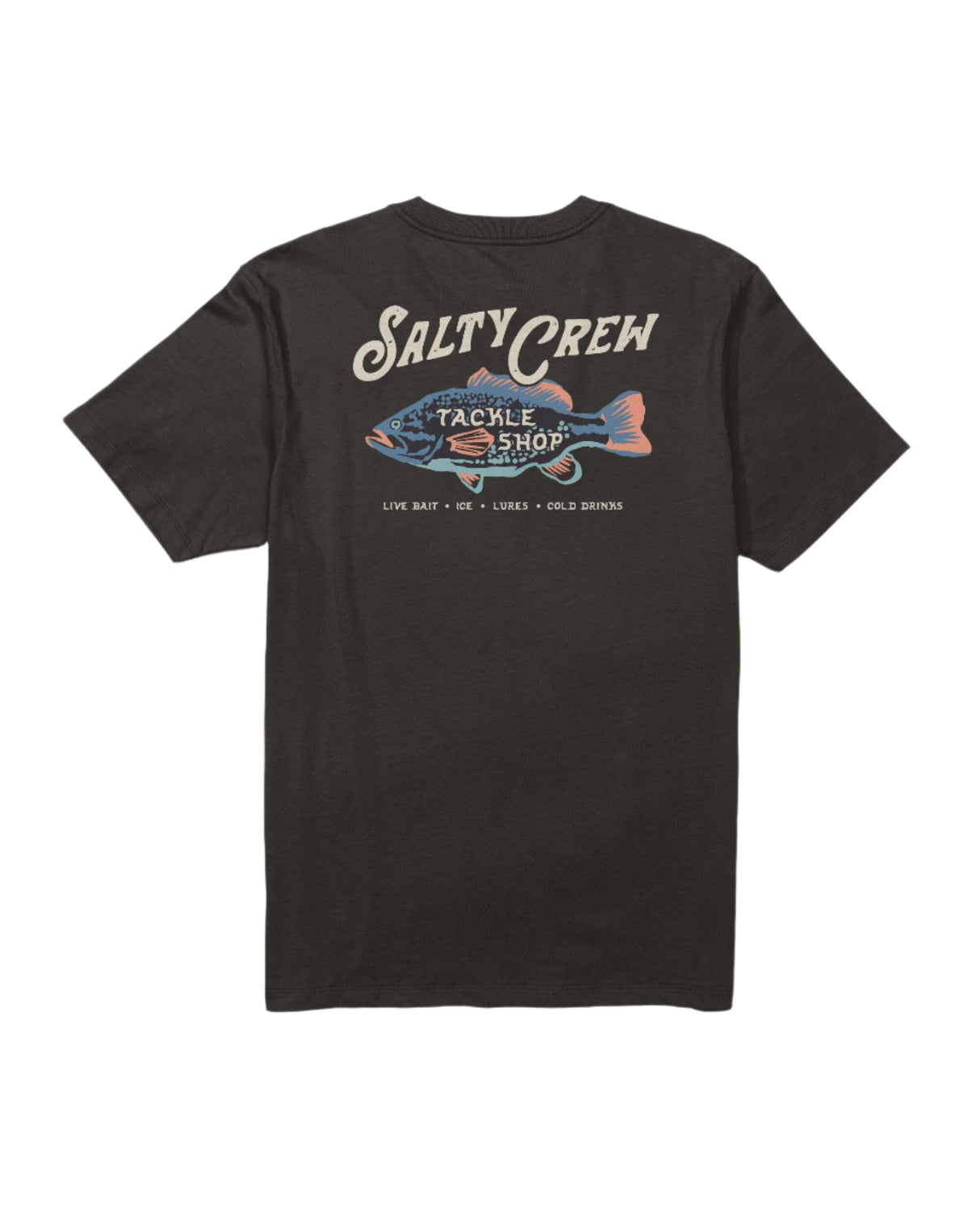 SALTY CREW Tackle Shop T-Shirt Black Men's Short Sleeve T-Shirts Salty Crew 