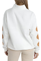 RHYTHM Women's Solitude 1/4 Zip Fleece Vintage White Women's Sweaters Rhythm 