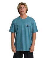 BILLABONG Rockies A/DIV T-Shirt Vintage Blue Men's Short Sleeve T-Shirts Billabong 