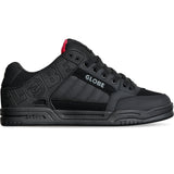 GLOBE Tilt Shoes Black/Red/Tartan Men's Skate Shoes Globe 