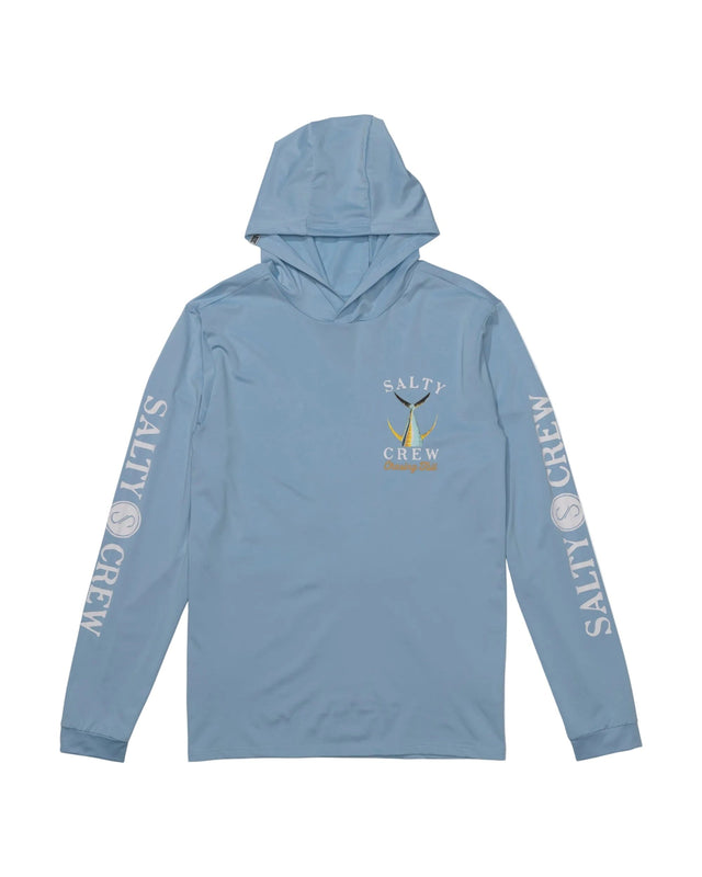 SALTY CREW Tailed Hooded Sunshirt Clear Sky Men's Rashguards Salty Crew 
