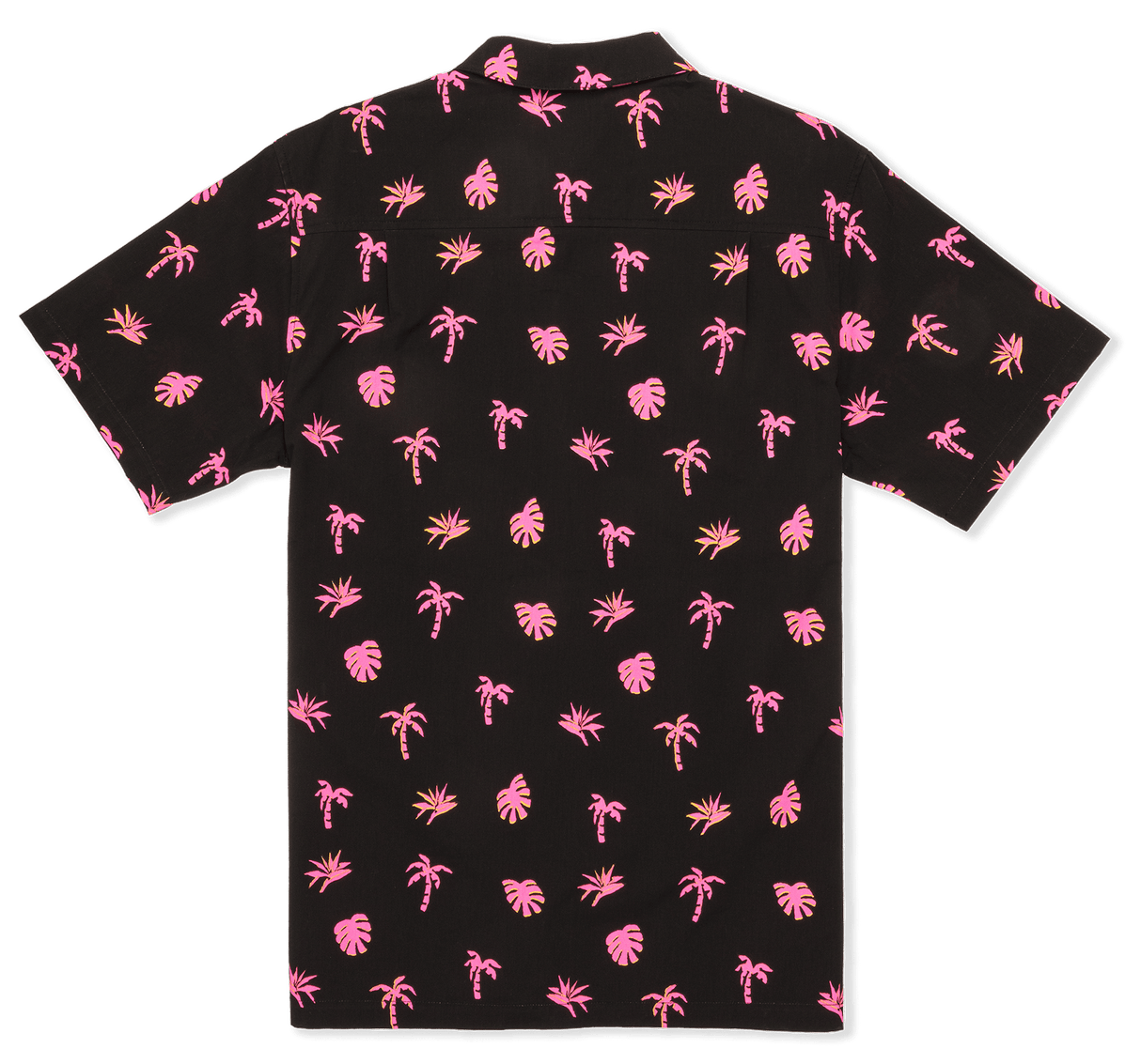 HURLEY Rincon Short Sleeve Button Up Black Men's Short Sleeve Button Up Shirts Hurley 