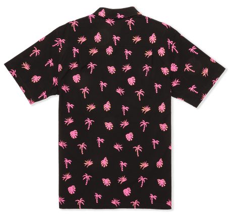 HURLEY Rincon Short Sleeve Button Up Black Men's Short Sleeve Button Up Shirts Hurley 