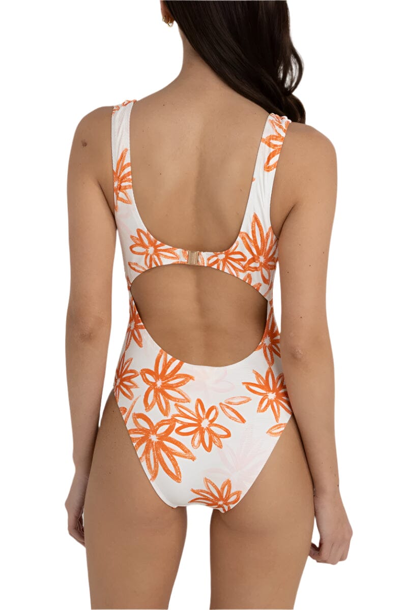 RHYTHM Women's Sanctuary Floral Square Neck One Piece White Women's One Pieces Rhythm 