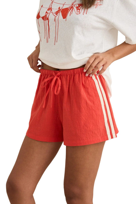 RHYTHM Women's Isadora Short Red Women's Shorts Rhythm 