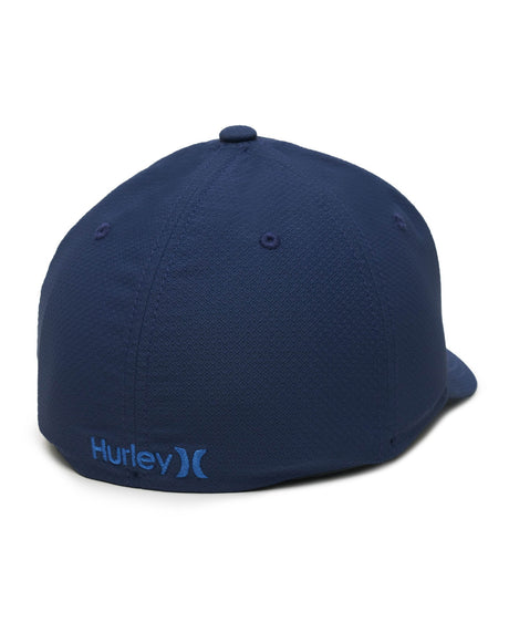 HURLEY H2O-Dri Del Rey FlexFit Hat Navy Men's Hats Hurley 