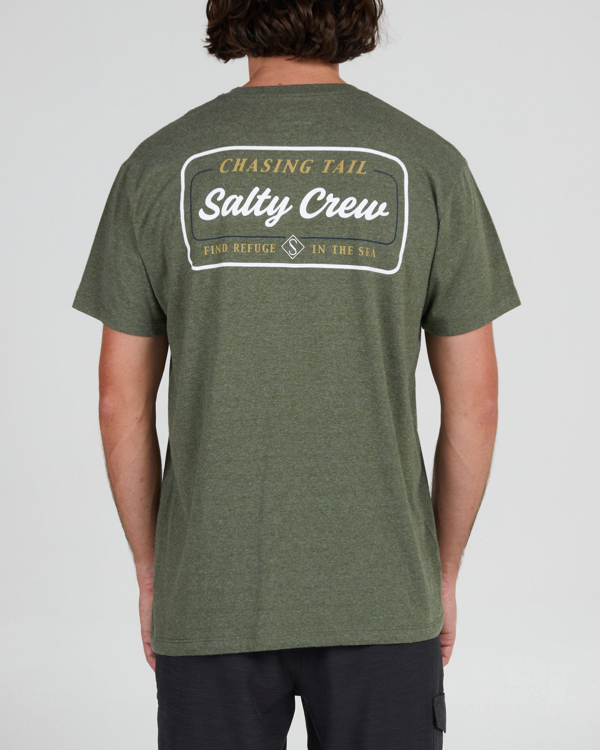 SALTY CREW Marina T-Shirt Forest Heather Men's Short Sleeve T-Shirts Salty Crew 