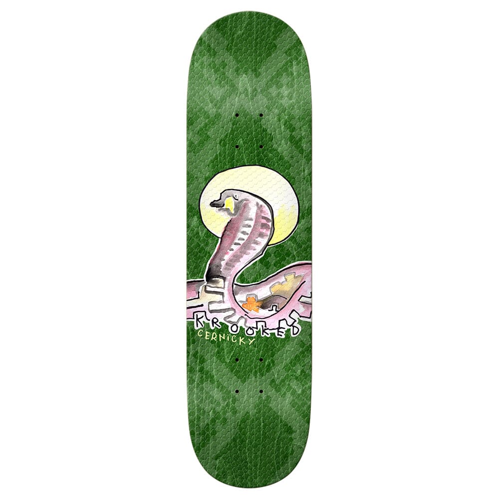 KROOKED Cernicky Snake Board 8.62 Skateboard Deck Skateboard Decks Krooked 