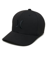 HURLEY H2O-Dri Tideline FlexFit Hat Black Men's Hats Hurley 