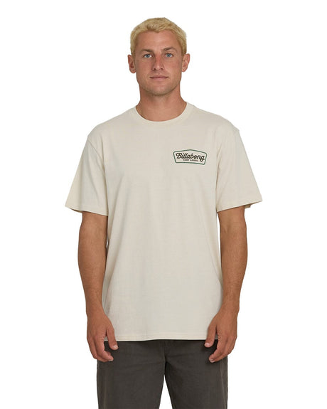 BILLABONG Off Duty Premium T-Shirt Oatmeal Men's Short Sleeve T-Shirts Billabong 