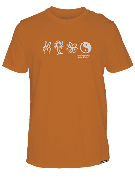 HURLEY Three Days T-Shirt Basketball Men's Short Sleeve T-Shirts Hurley 