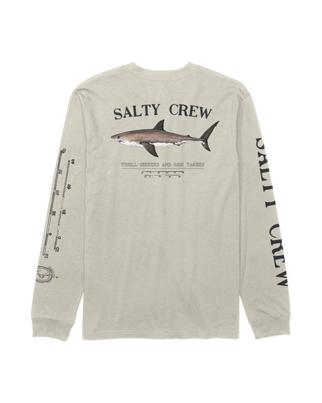 SALTY CREW Boys Bruce Long Sleeve T-Shirt Bone Boy's Long Sleeve T-Shirts Salty Crew 