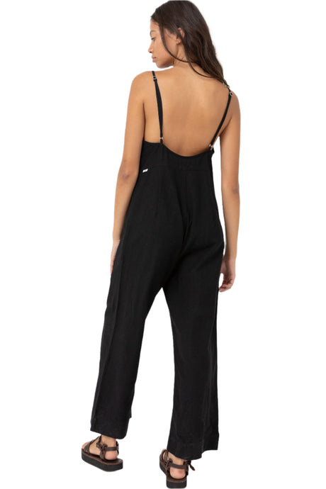 RHYTHM Women's Classic Jumpsuit Black Women's Rompers & Jumpsuits Rhythm 