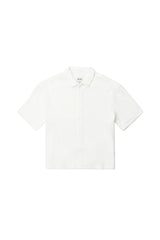 RHYTHM Reverb Relaxed Short Sleeve Button Up White Men's Short Sleeve Button Up Shirts Rhythm 