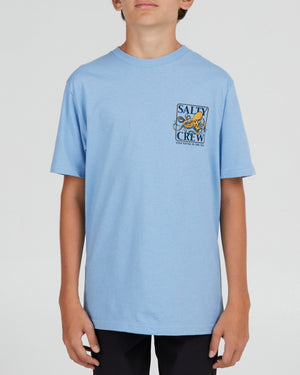SALTY CREW Boys Ink Slinger T-Shirt Marine Blue Boy's T-Shirts Salty Crew 