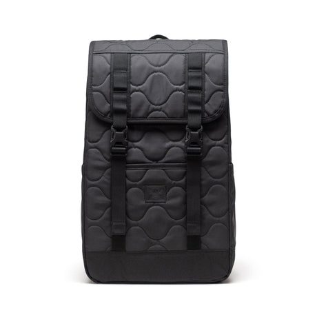 HERSCHEL Quilted Retreat Backpack Black Tonal Backpacks Herschel Supply Company 