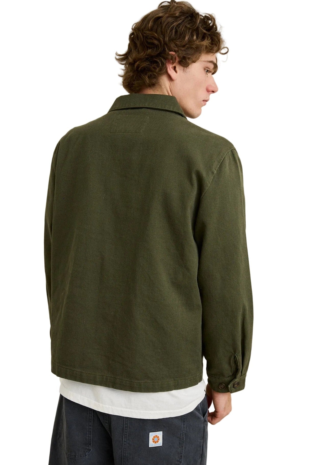 RHYTHM Foundry Jacket Olive Men's Street Jackets Rhythm 