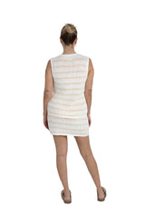 RHYTHM Women's Sol Stripe Longline Knit Vest White Women's Vests Rhythm 