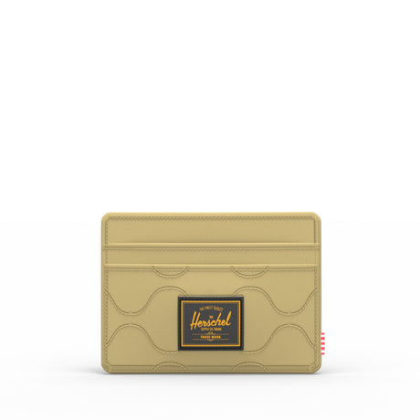 HERSCHEL Quilted Charlie Cardholder Wallet Khaki Tonal Men's Wallets Herschel Supply Company 