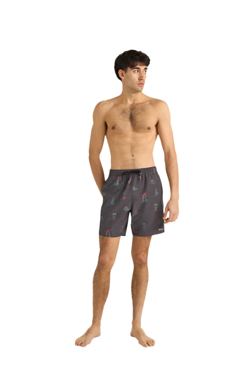 RHYTHM Vibes Beach Shorts Black Men's Boardshorts Rhythm 