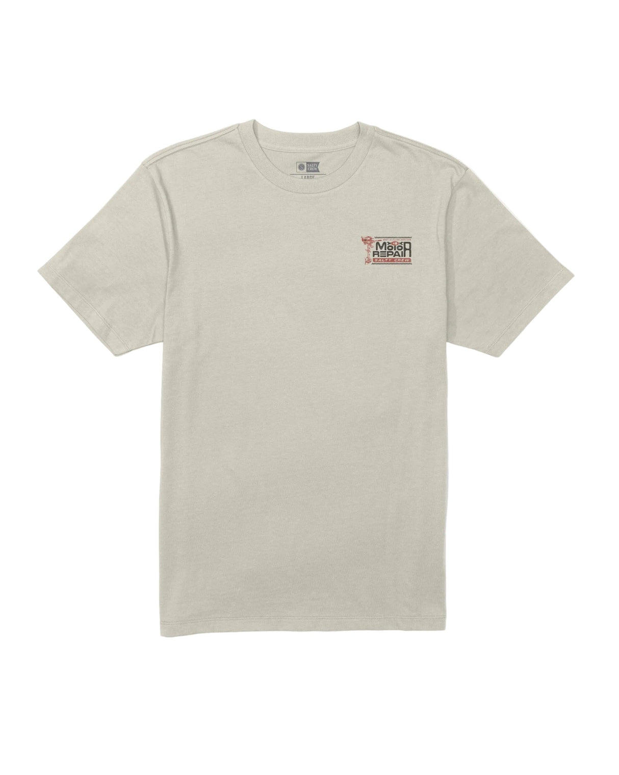 SALTY CREW Motor Repair T-Shirt Bone Men's Short Sleeve T-Shirts Salty Crew 