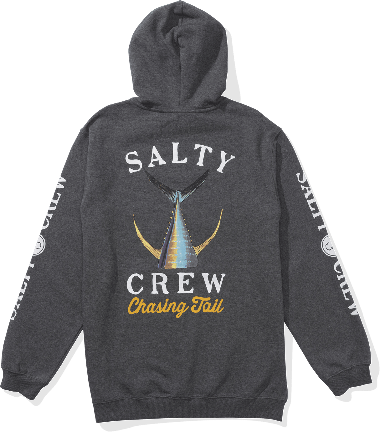 SALTY CREW Tailed Pullover Hoodie Charcoal Heather Men's Pullover Hoodies Salty Crew 