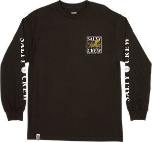 SALTY CREW Ink Slinger Long Sleeve T-Shirt Black Men's Long Sleeve T-Shirts Salty Crew 