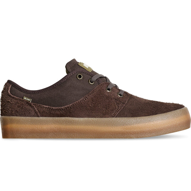 GLOBE Mahalo Shoes Dark Brown/Crepe Men's Skate Shoes Globe 