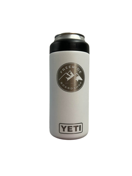 YETI Rambler 355 ML Colster Slim Can Insulator White Freeride Drinkware Yeti 