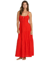BILLABONG Women's Red Aloha Maxi Dress Red Aloha Women's Dresses Billabong 