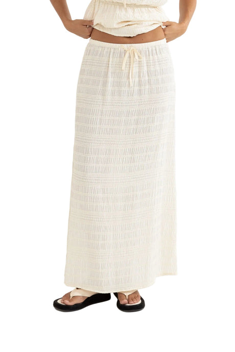 RHYTHM Women's Sandy Cove Midi Skirt Natural Women's Skirts Rhythm 