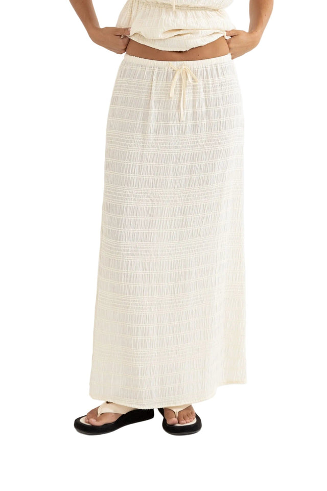 RHYTHM Women's Sandy Cove Midi Skirt Natural Women's Skirts Rhythm 