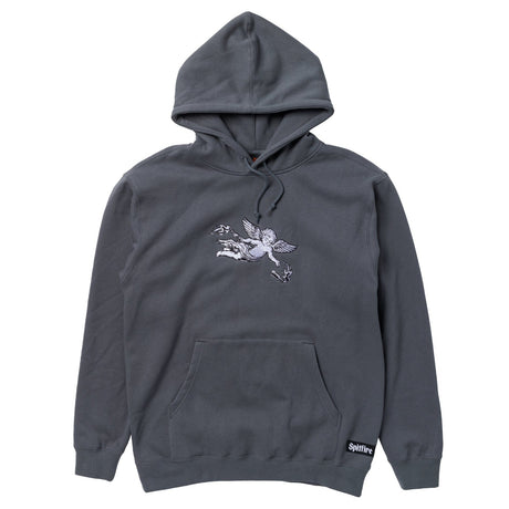 SPITFIRE Molotov Angel Pullover Hoodie Charcoal Men's Pullover Hoodies Spitfire 