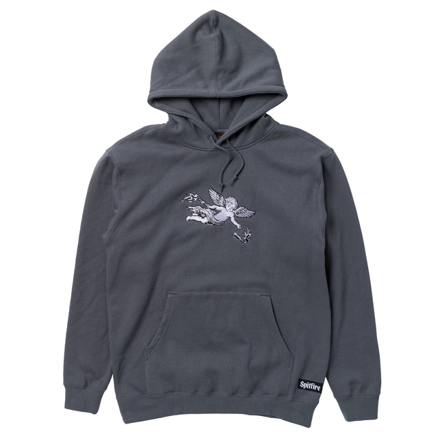 SPITFIRE Molotov Angel Pullover Hoodie Charcoal Men's Pullover Hoodies Spitfire 