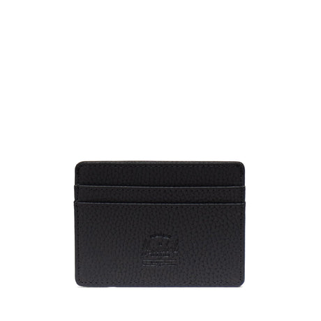 HERSCHEL Charlie Cardholder Wallet Vegan Leather Black Men's Wallets Herschel Supply Company 