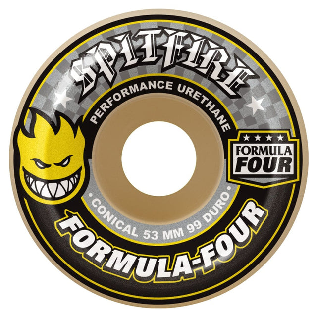 SPITFIRE Formula Four Conical 99D 54mm Skateboard Wheels Skateboard Wheels Spitfire 